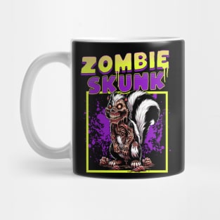 Zombie Skunk funny Mug